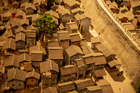 古建筑群模型