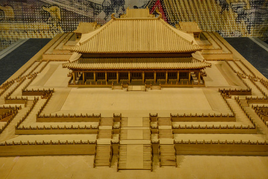 元大都宫殿复原模型2