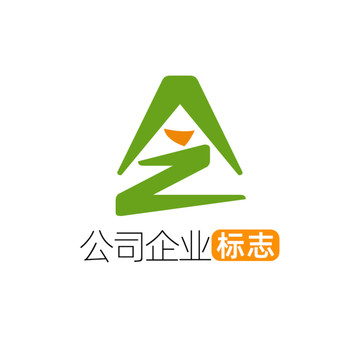 创意字母AZ企业标志logo