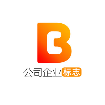 创意字母BC企业标志logo