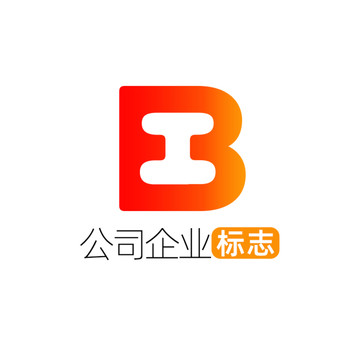 创意字母BI企业标志logo