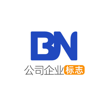 创意字母BN企业标志logo