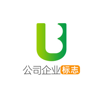 创意字母BU企业标志logo