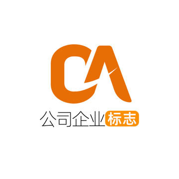 创意字母CA企业标志logo