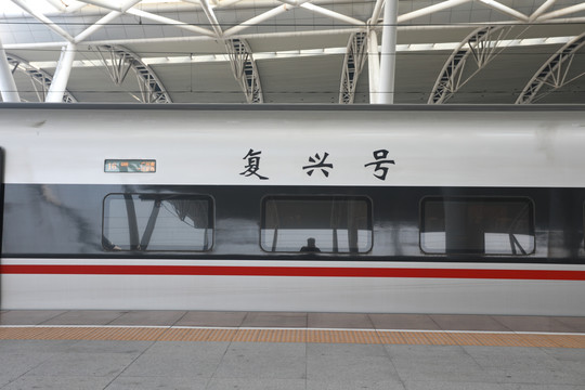 广州南站站台复兴号