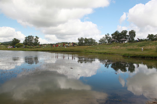 乌兰布统公主湖美景