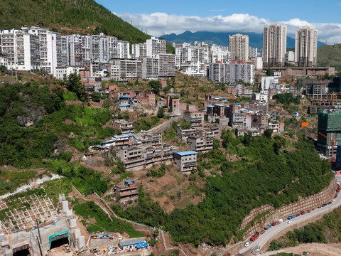 中国西南地区重庆巫山城市建设