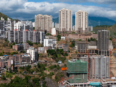 中国西南地区重庆巫山城市建设