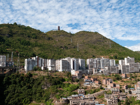 中国西南地区重庆巫山城市建设