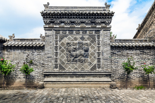 中式影壁墙
