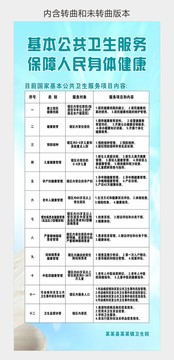 国家基本公共卫生服务项目