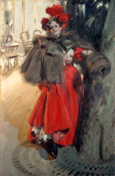 安德斯·佐恩欧洲贵妇油画