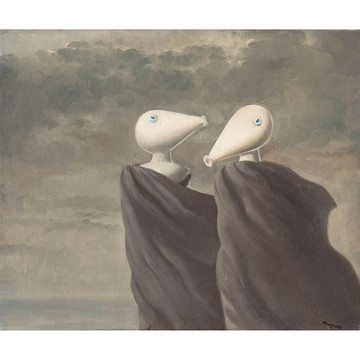 勒内·马格里特抽象立体主义油画