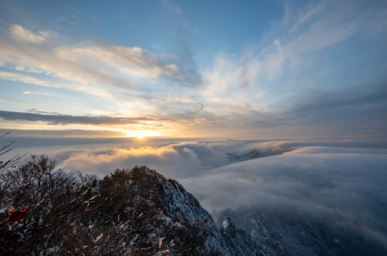 老君山雪景