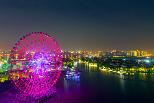 苏州工业园区湖东CBD夜景