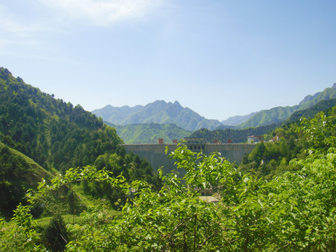 蓝田岱峪水库