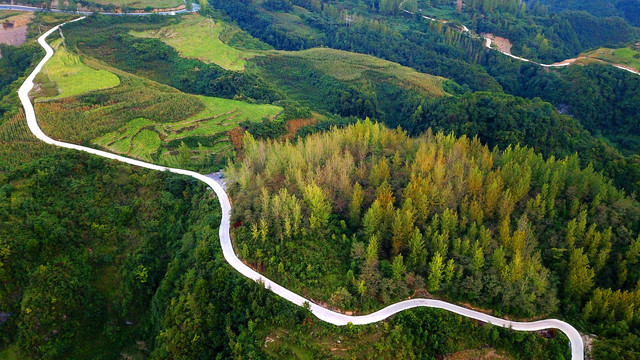 丘陵山路