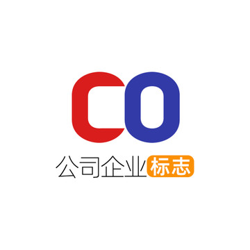 创意字母CO企业标志logo