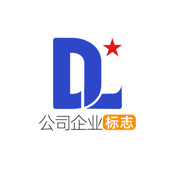 创意字母DL企业标志logo