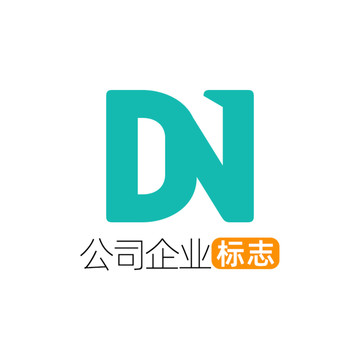 创意字母DN企业标志logo