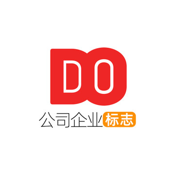 创意字母DO企业标志logo