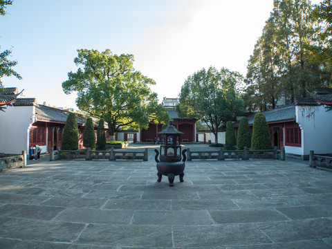 杭州孔庙大成殿前广场