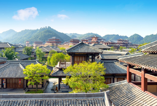 贵州都匀影视城古建筑