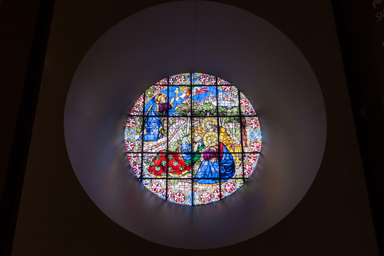 佛罗伦萨圣母百花大教堂彩绘玻璃