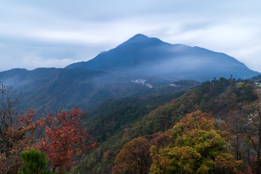 秋季安徽六安马鬃岭风光