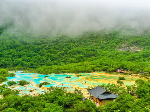 阿坝州黄龙风景区