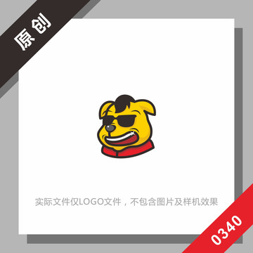 黑标系列狗狗logo