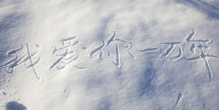 雪地求婚