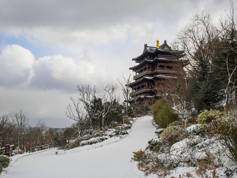 威海环翠楼公园