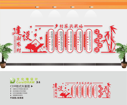 新农村建设乡村振兴文化墙