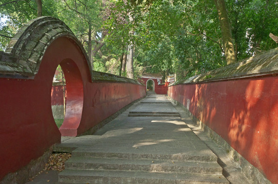 中式园林道路