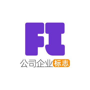 创意字母FI企业标志logo