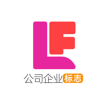 创意字母FL企业标志logo