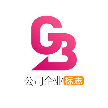 创意字母GB企业标志logo