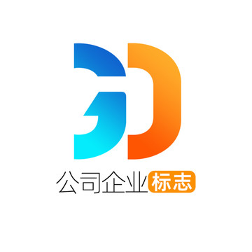 创意字母GD企业标志logo