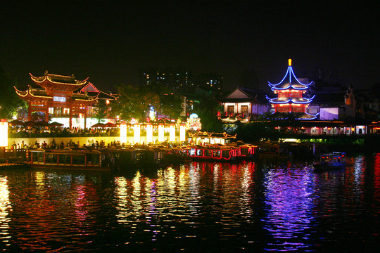 秦淮河夜景