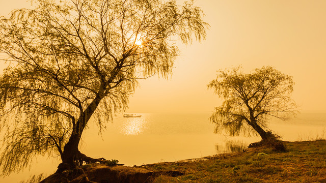 阳澄湖之晨
