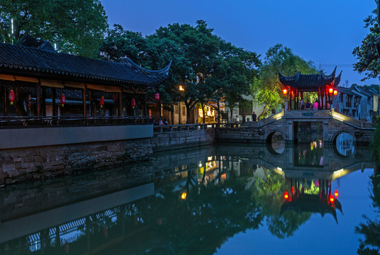 香溪夜景