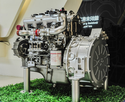大型柴油发动机模型