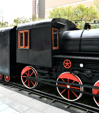 解放9型蒸汽机火车