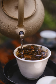 茶艺师泡茶