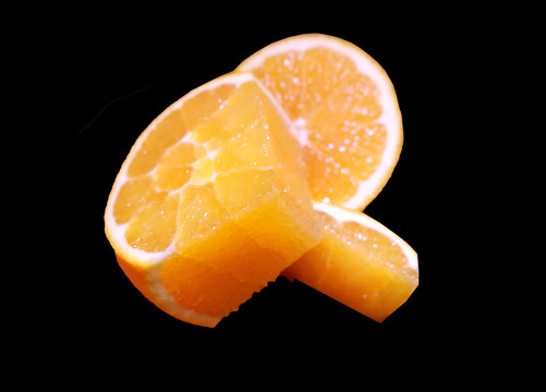 脐橙脐橙切面脐橙特写脐橙素材