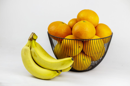 香蕉和柑水果