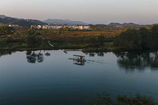 绿水青山风光