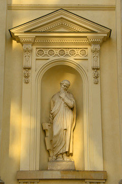 柏林御林广场法国大教堂装饰雕塑