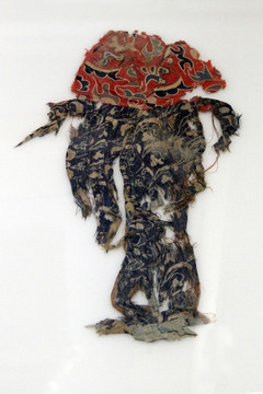 汉代丝绸刺绣蜡染